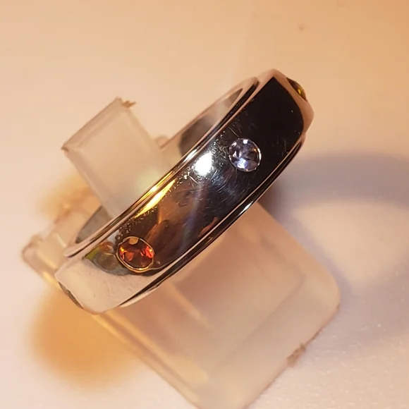 Chakra  Gemstone/ Anxiety Spinner Ring - Picture 7 of 10